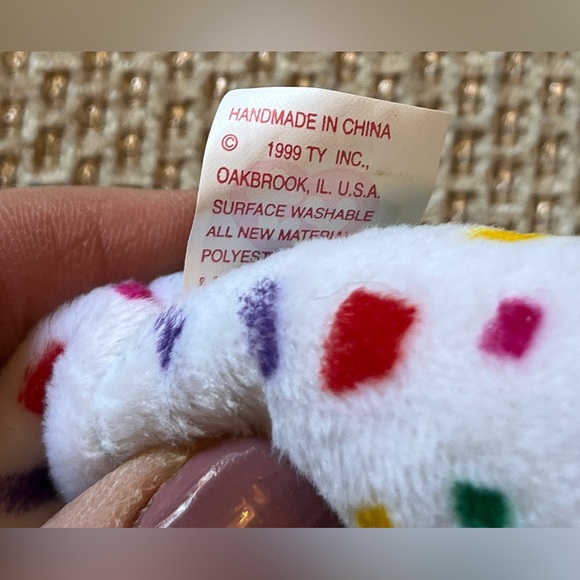 Vintage Ty Beanie Babies Lot of 4 Bears - Princess Diana, TY 2K, Peace, BB Bear - Picture 12 of 16